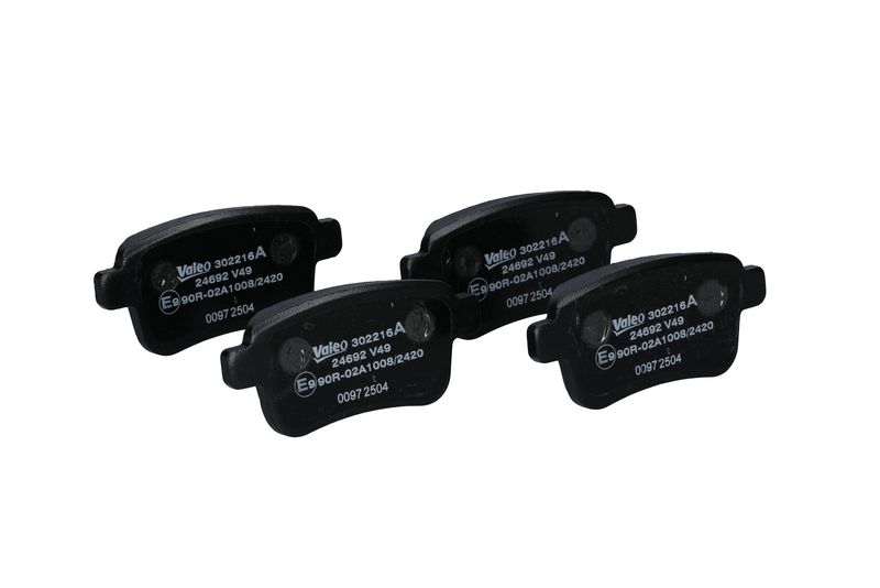 Piduriklotsi komplekt, ketaspidur, VALEO 302216A