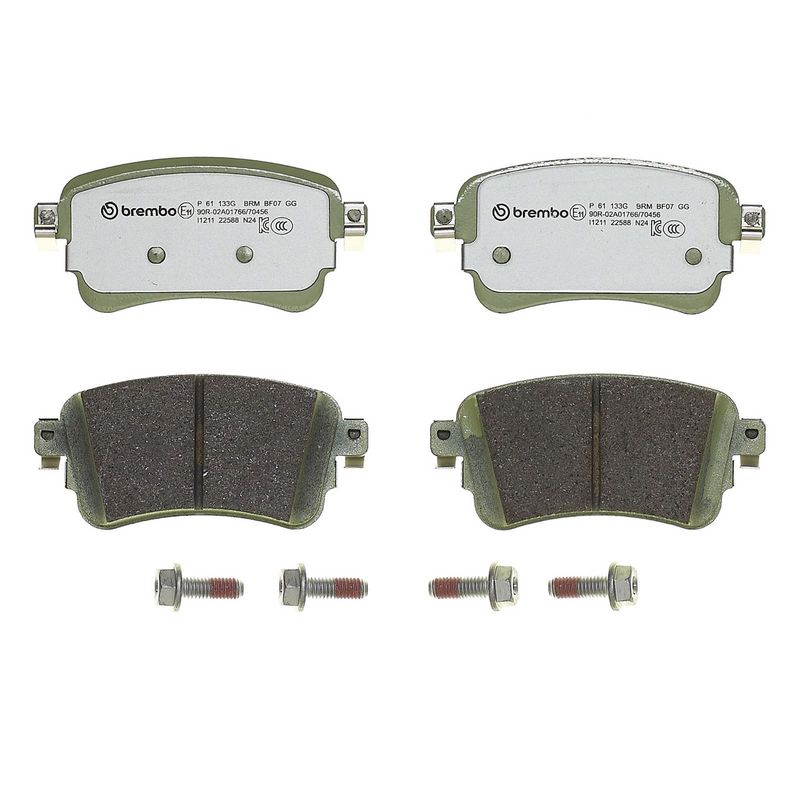 BREMSBELAGSATZ SCHEIBENBREMSE BREMBO P61133G 2