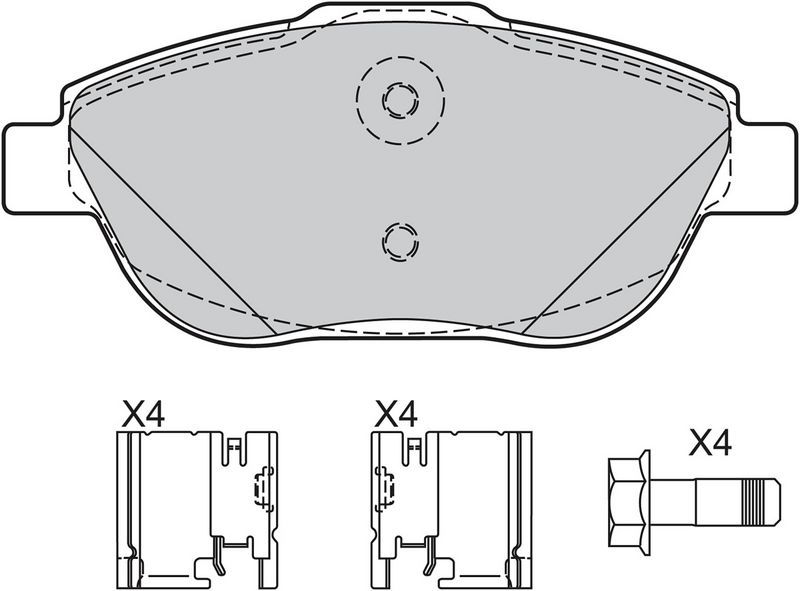 Juego de pastillas de freno
