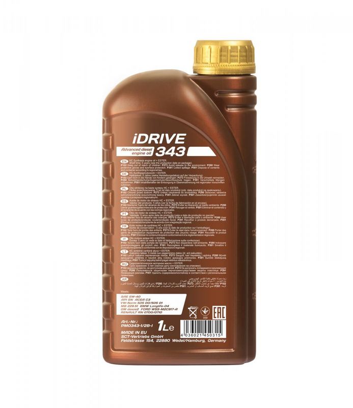 SCT - MANNOL PM0343-1 Engine Oil