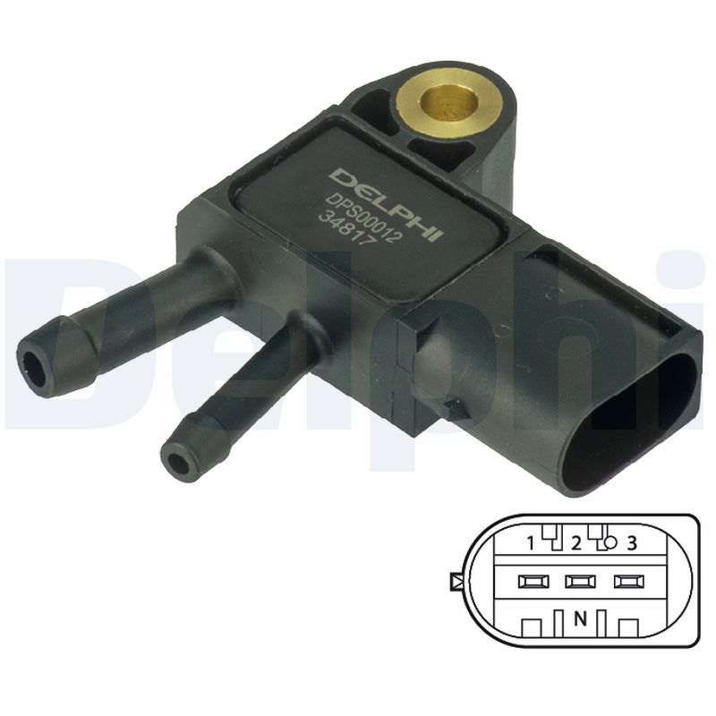 Delphi Sensor, exhaust pressure DPS00012