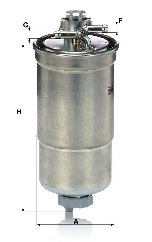 Kütusefilter, MANN-FILTER WK 853, 3 x