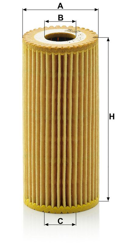 Õlifilter, MANN-FILTER HU 615, 3 x