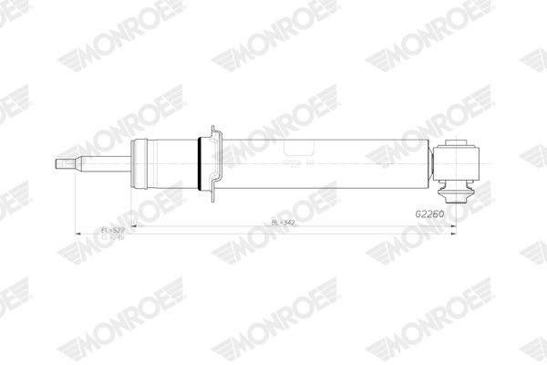 MONROE G2260 Shock Absorber