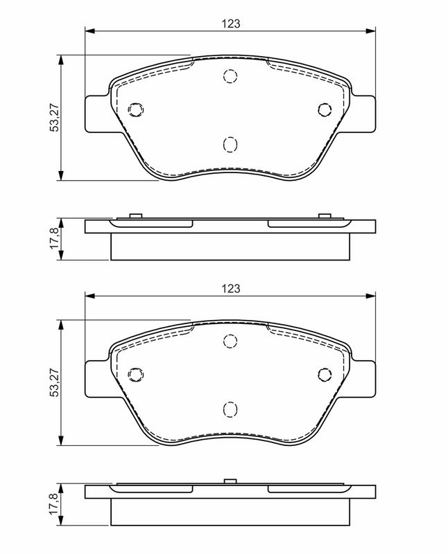 Plaquettes+de+frein+à+disque BOSCH 0 986 495 102