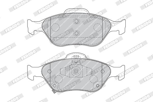 FERODO FDB1890 Brake Pad Set, disc brake