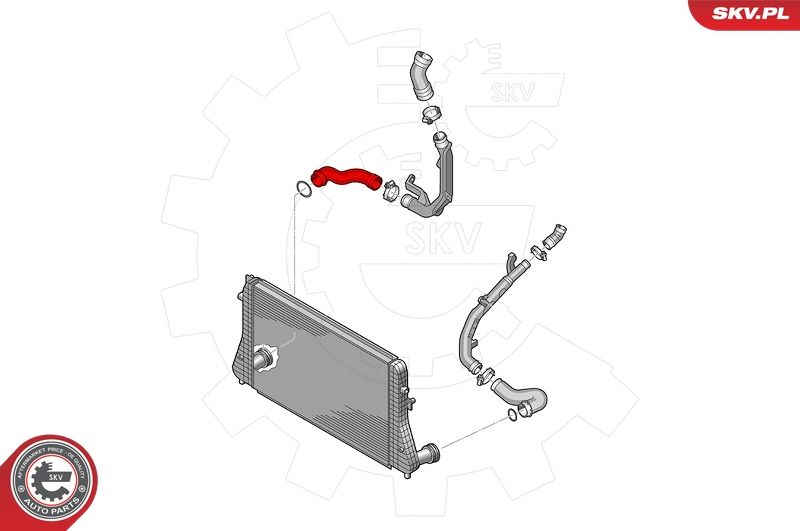 Шланг подачі наддувального повітря, Skv Germany 43SKV389