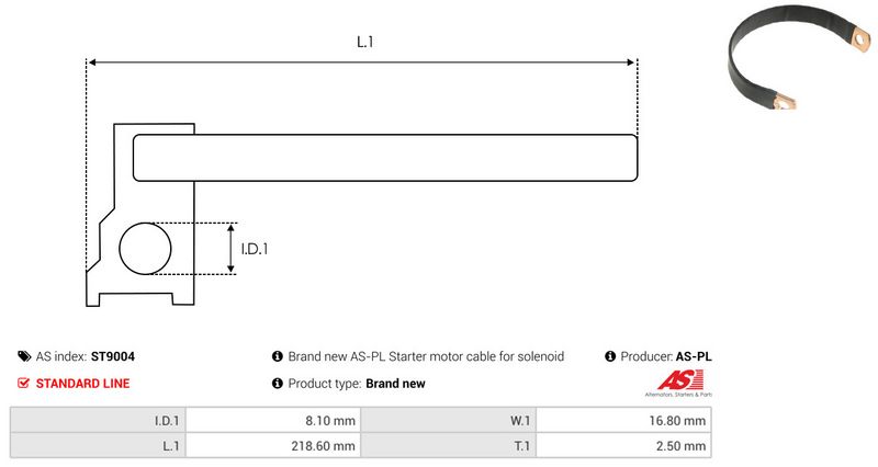 AS-PL ST9004 Repair Kit, starter