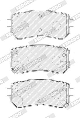 FERODO FDB5066 Brake Pad Set, disc brake
