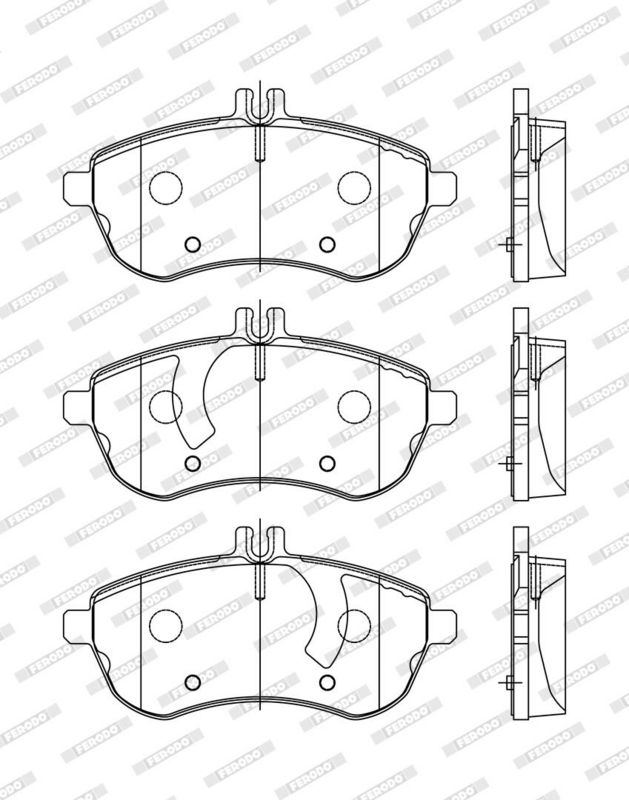 FERODO Plaquettes de frein à disque FDB1978