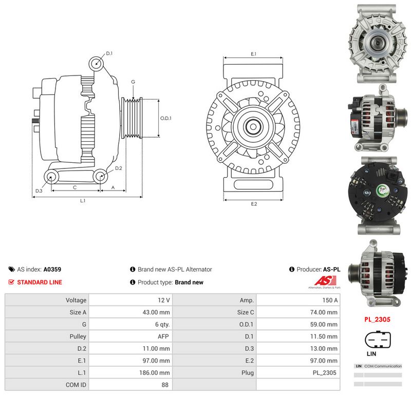 Generaator, AS-PL A0359