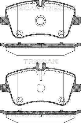 TRISCAN fékbetétkészlet, tárcsafék 8110 23026