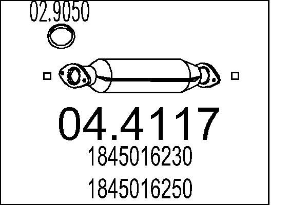 MTS katalizátor 04.4117