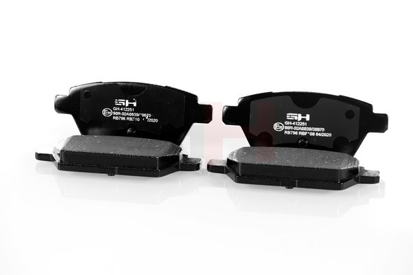 Piduriklotsi komplekt, ketaspidur, GH GH-412251