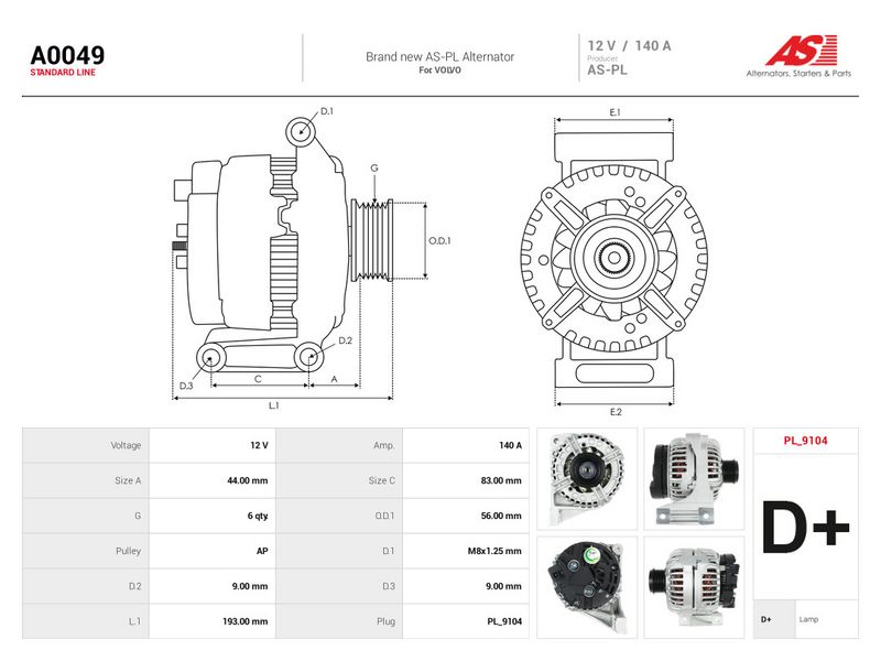 Generaator, AS-PL A0049