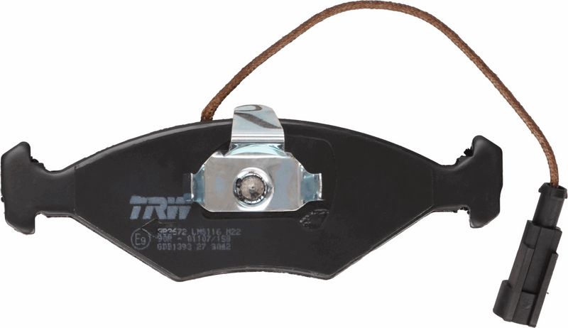 Piduriklotsi komplekt, ketaspidur, TRW GDB1393