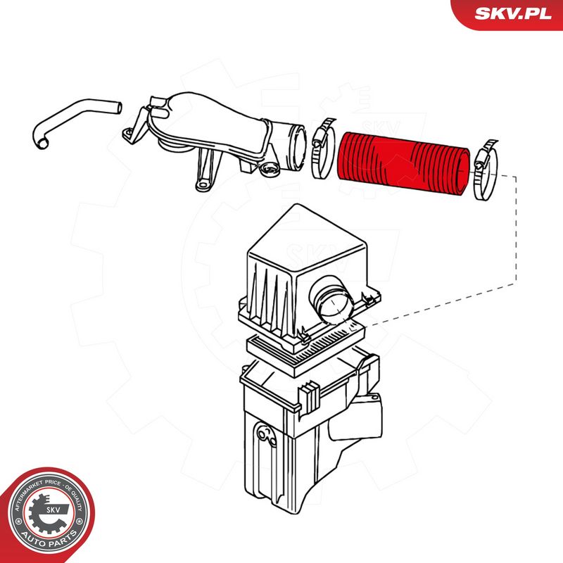Õhutoru, õhufilter, ESEN SKV 24SKV429