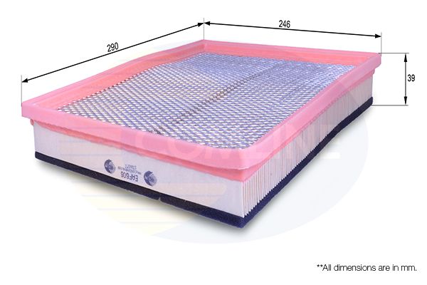 EAF606 Comline - Фільтр повітря ( аналогWA9478/LX1683 )
