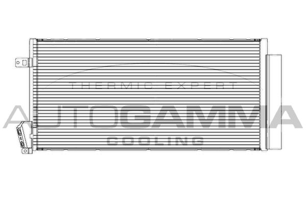 AUTOGAMMA kondenzátor, klíma 105601