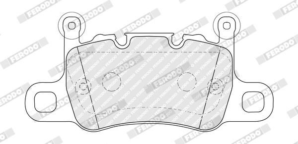 FERODO FDB5365 Brake Pad Set, disc brake