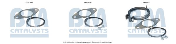 BM CATALYSTS szerelőkészlet, katalizátor FK92752