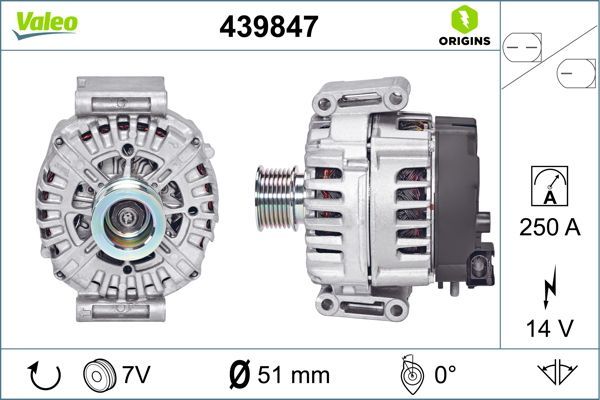 VALEO Dynamo / Alternator 439847