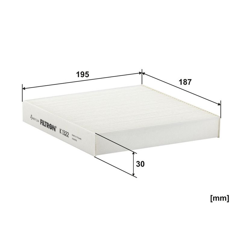 Filter, salongiõhk, FILTRON K 1322