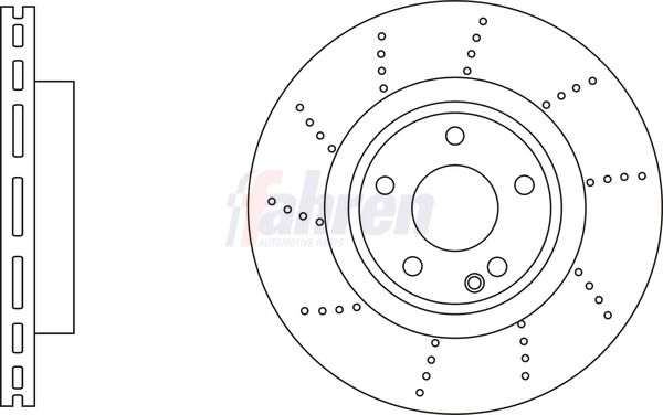 Fahren Brake Disc FBD6936