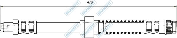 APEC Brake Hose BHO4126