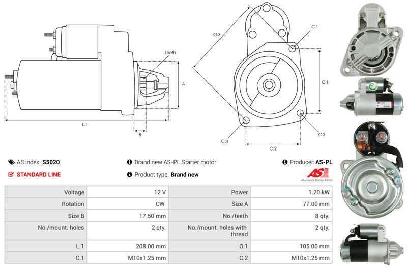 AS-PL S5020 Starter