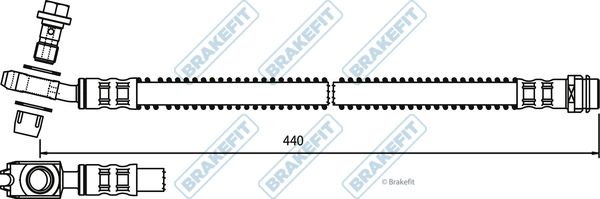 APEC Brake Hose BHO4298