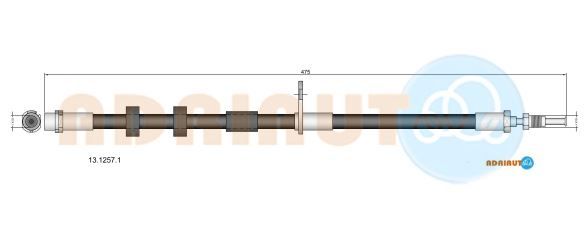ADRIAUTO FORD шланг гальмів.Kuga II,Transit Connect 13-