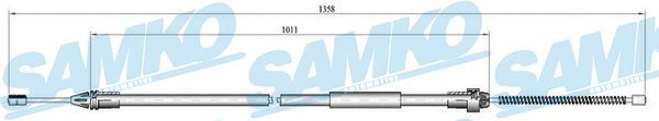 Тросовий привод, стоянкове гальмо, Samko C0683B