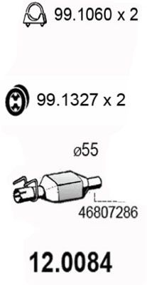 ASSO 12.0084 - Catalytic Converter