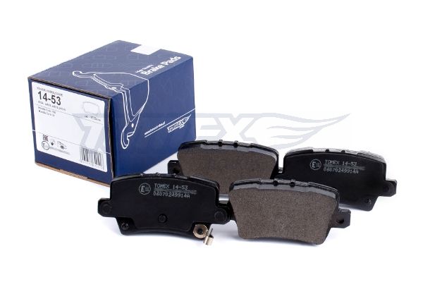 TOMEX Brakes TX 14-53 Комплект гальмівних накладок, дискове гальмо