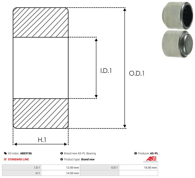AS-PL ABE9196 Bearing