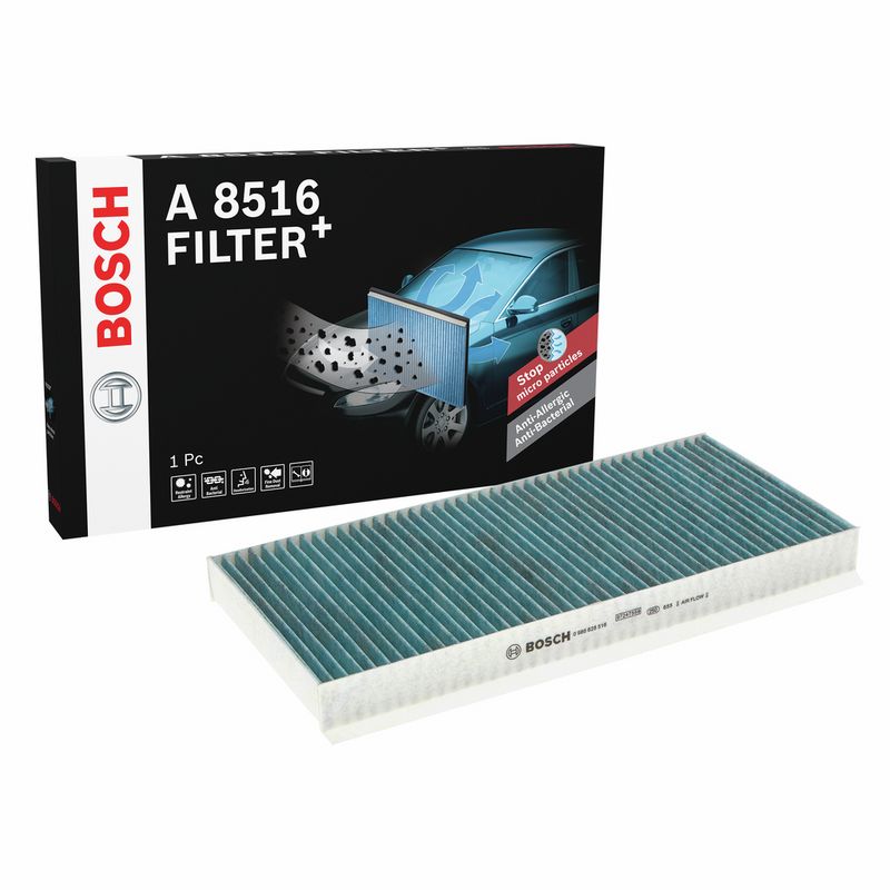 Filtru, aer habitaclu BOSCH FILTRU+ 0 986 628 516