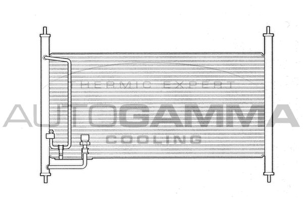 AUTOGAMMA kondenzátor, klíma 102728