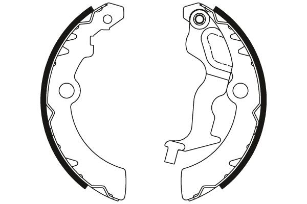 TRW GS8792 Brake Shoe Set