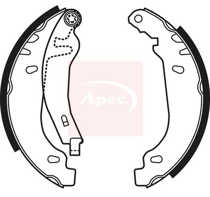 APEC Brake Shoe Set SHU659