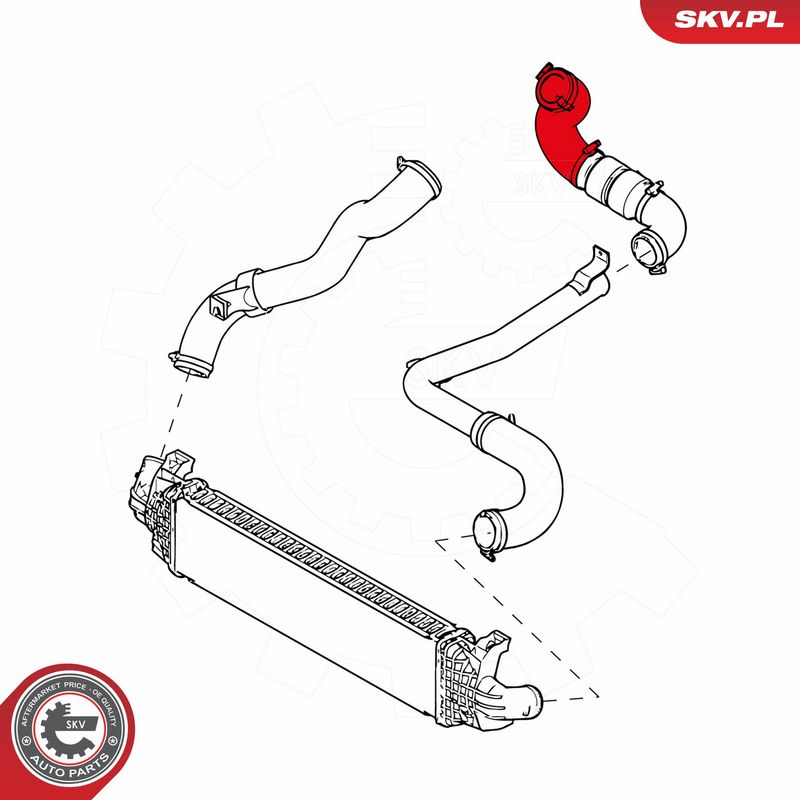 ESEN SKV 43SKV171 Charge Air Hose