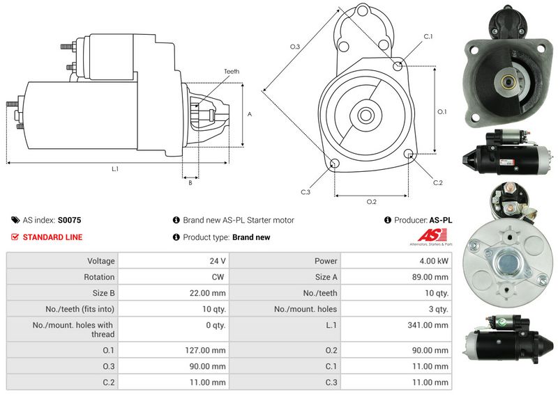 AS-PL S0075 Starter