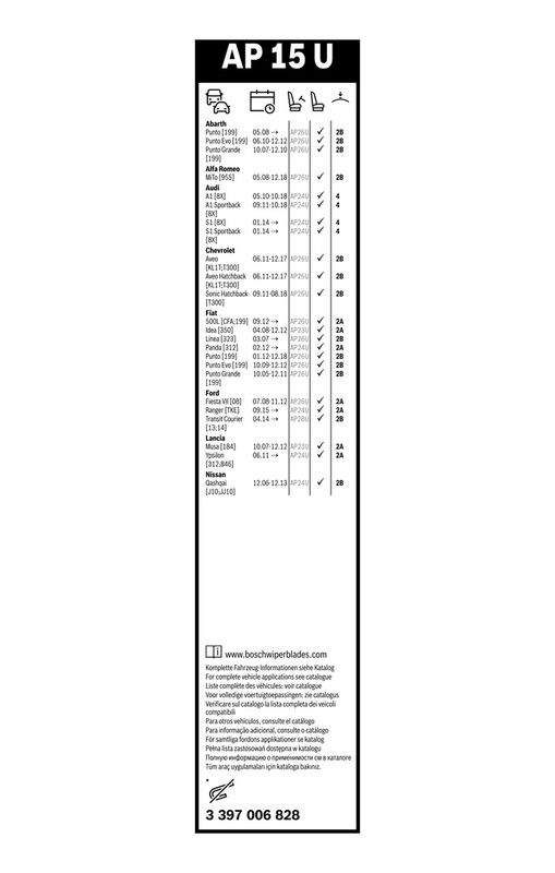 BOSCH 3 397 006 828 Wiper Blade
