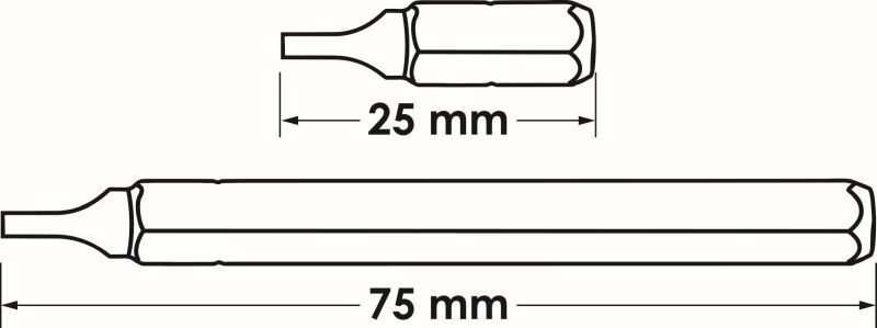 Komplekt, kruvikeeraja otsik (Bits), VIGOR V5020