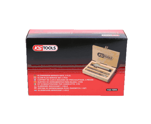 KS TOOLS 152.1095 Ištraukiklio rinkinys, kaitinimo žvakės kaištis