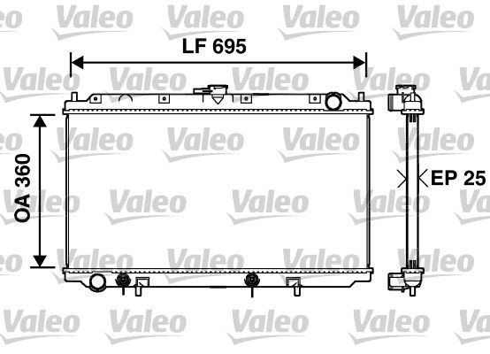 VALEO Radiateur 734215