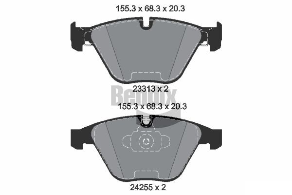 BENDIX Braking fékbetétkészlet, tárcsafék BPD1065