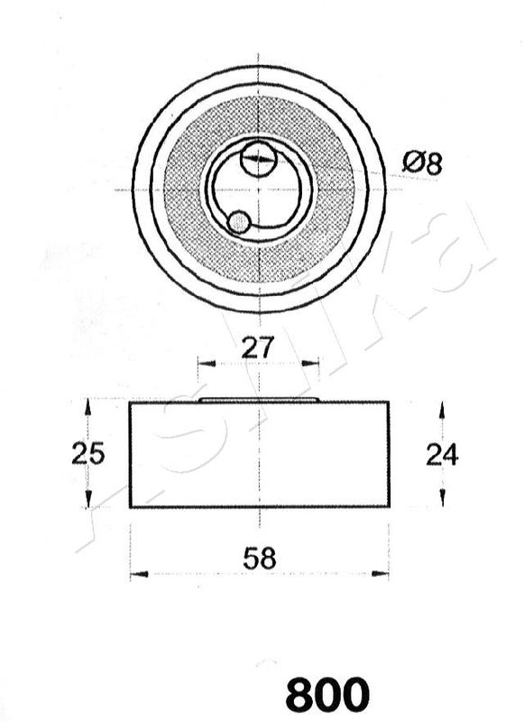 ASHIKA 45-08-800 Tensioner, timing belt