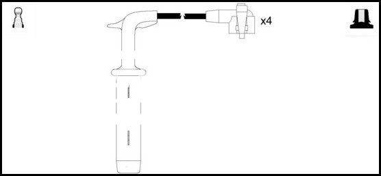 LEMARK Ignition Cable Kit HOES1311