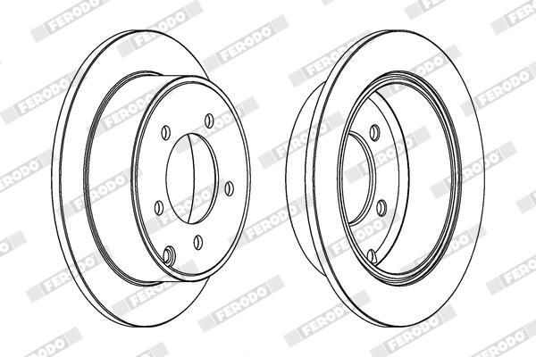 FERODO DDF1762C Brake Disc